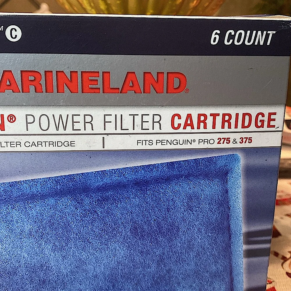 NEW MARINELAND PENGUIN POWER FILTER 6 COUNT RITE SIZE C FOR FISH TANK